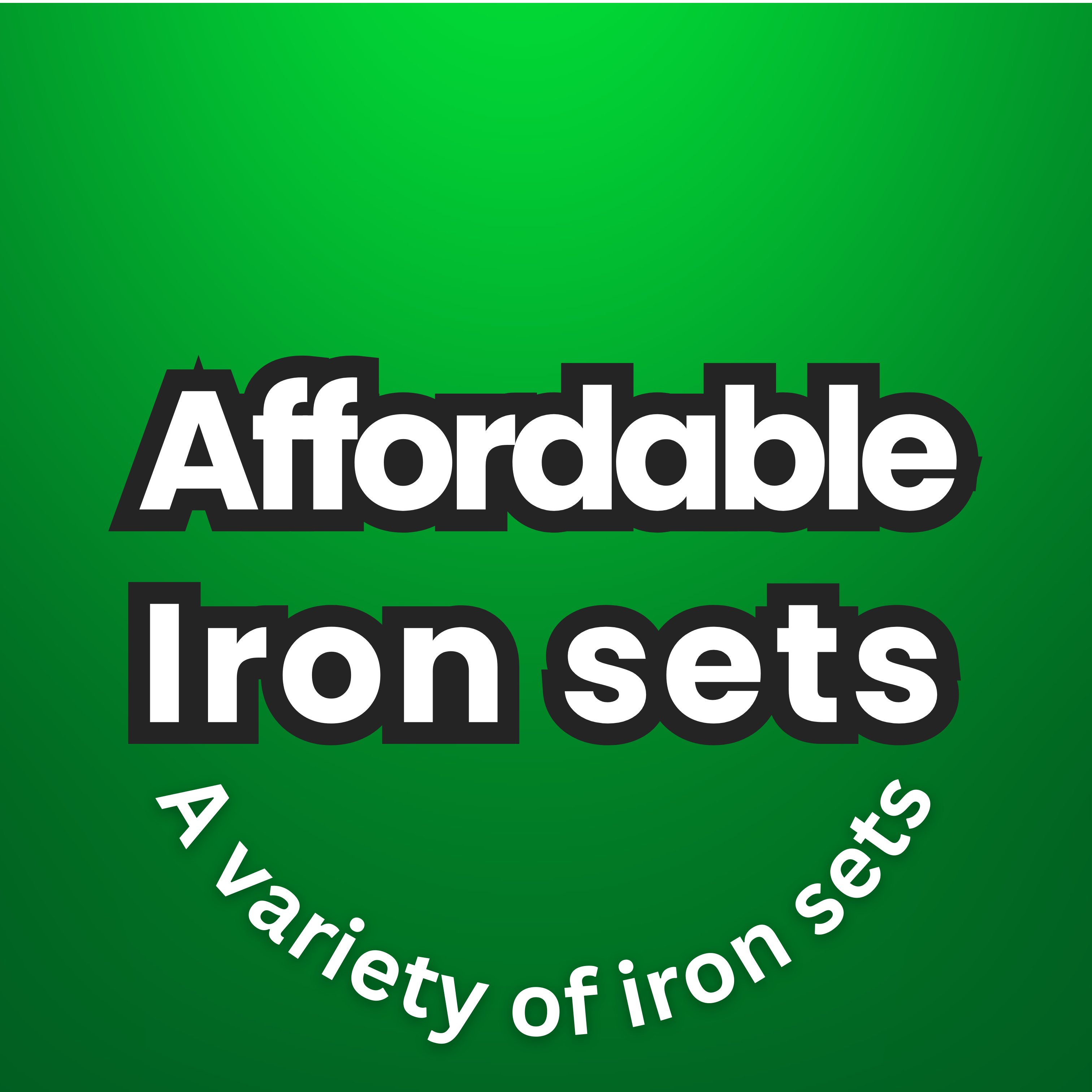 04 Affordable iron sets (~$290)