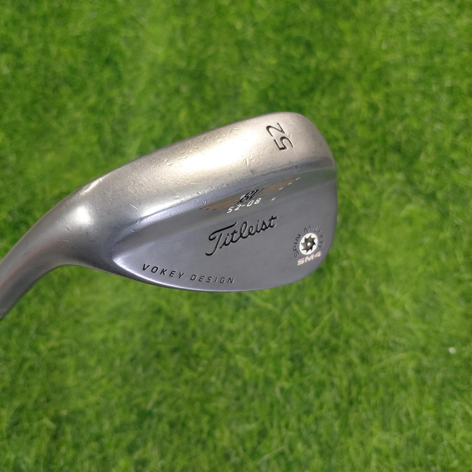 Titleist Wedge / VOKEY SPIN MILLED SM4 Tour Chrome / AW(52.0°) / Lefty