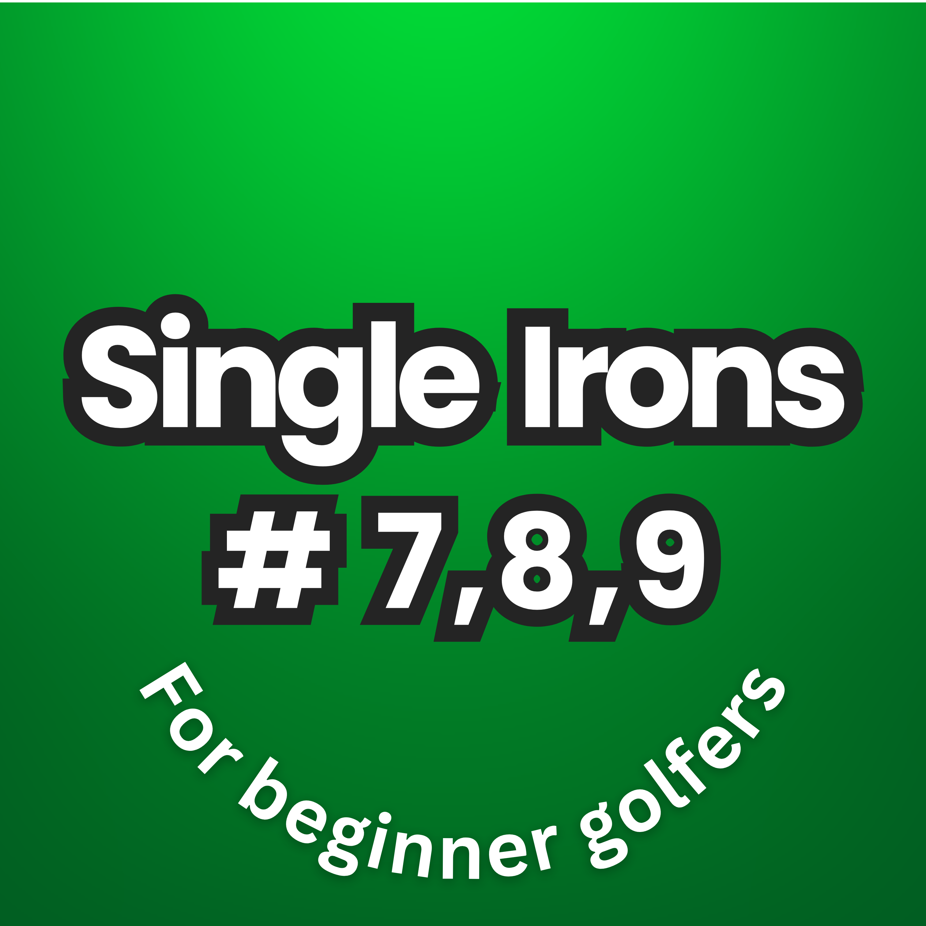 04_2 Single irons for new golfers