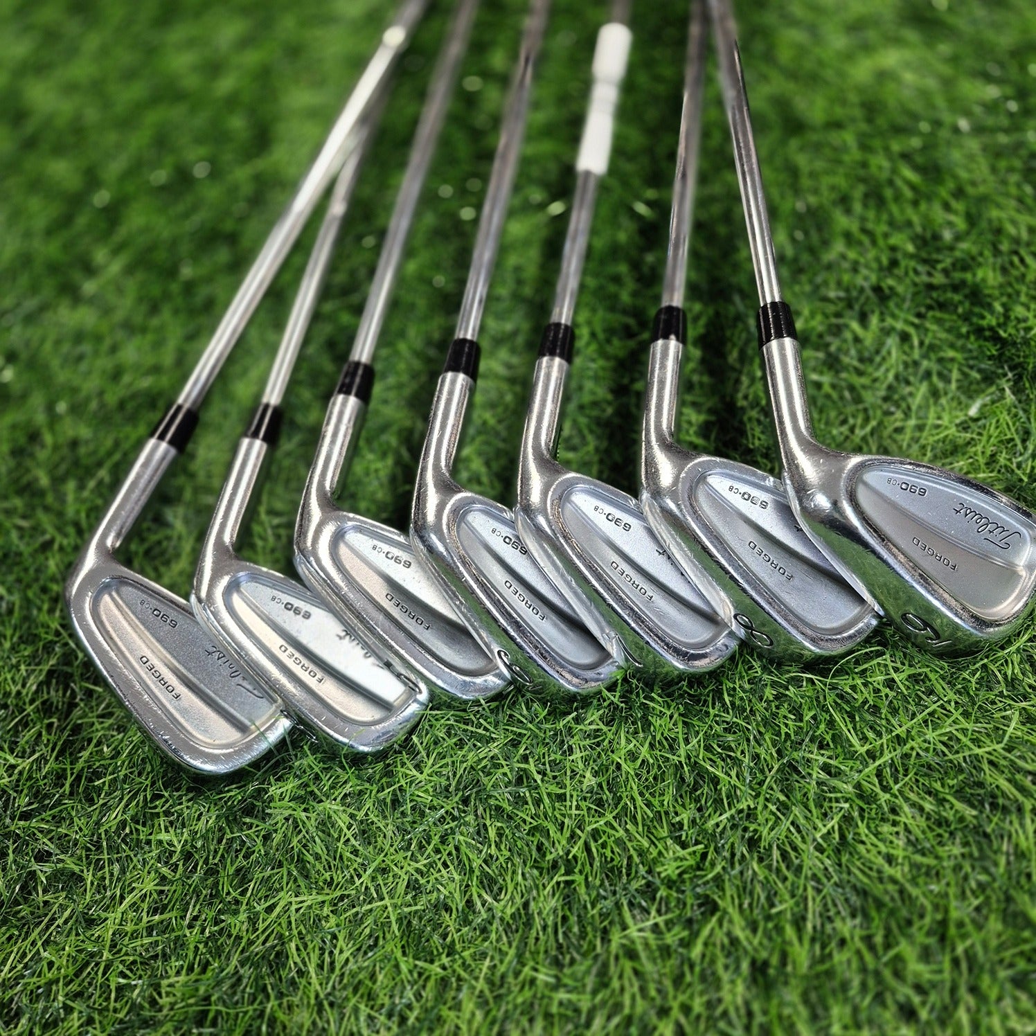Titleist Iron Set / 690 CB Forged / 7pcs / S (Missing #P)