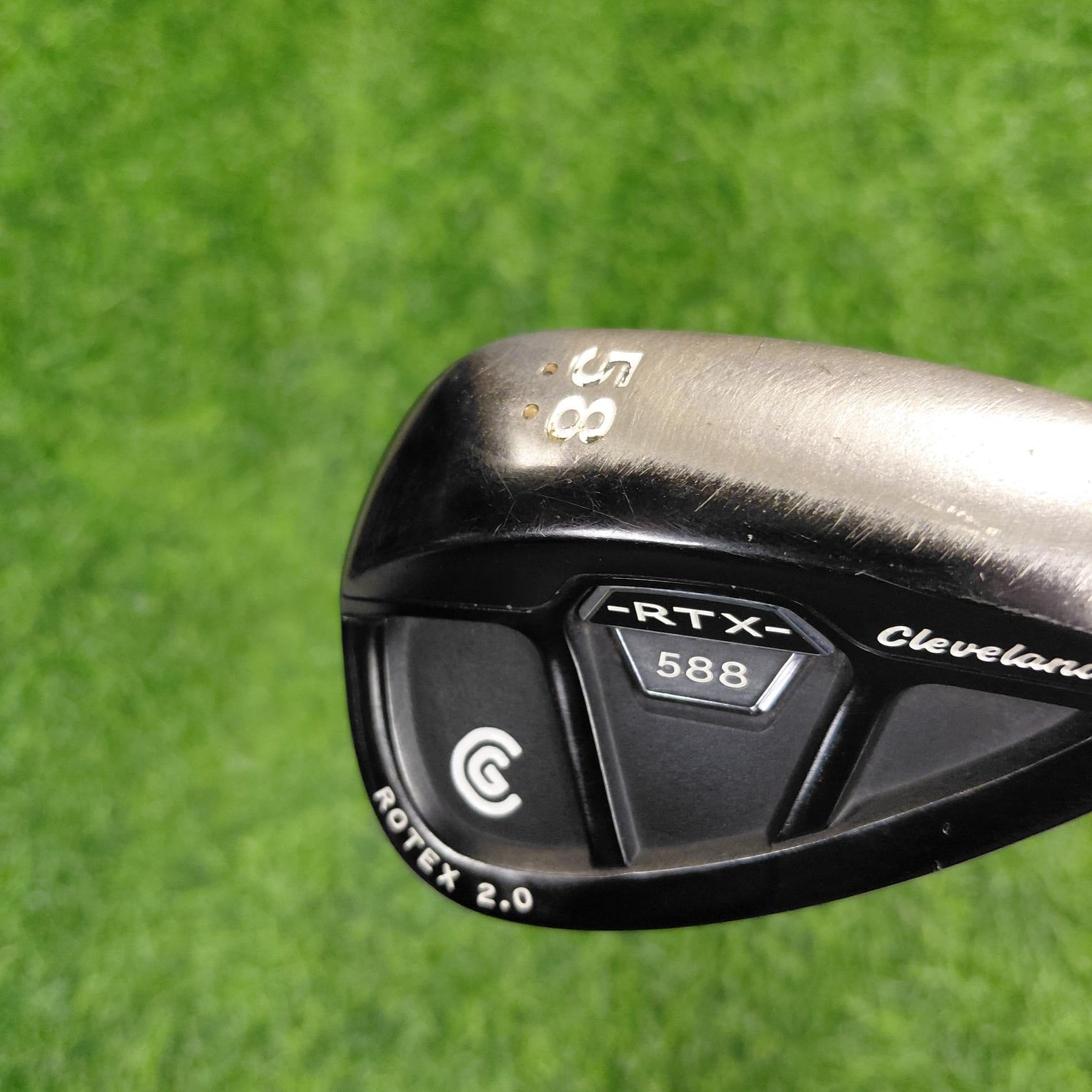 Cleveland Wedge / 588 RTX 2.0 CB BLACK SATIN / SW(58-08°) / S