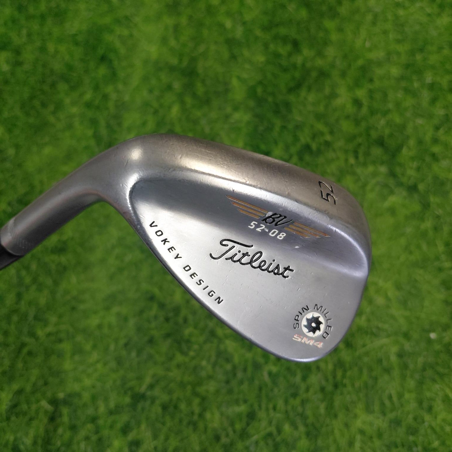 Titleist Wedge / VOKEY SPIN MILLED SM4 Tour Chrome / AW(52.0°) / Lefty