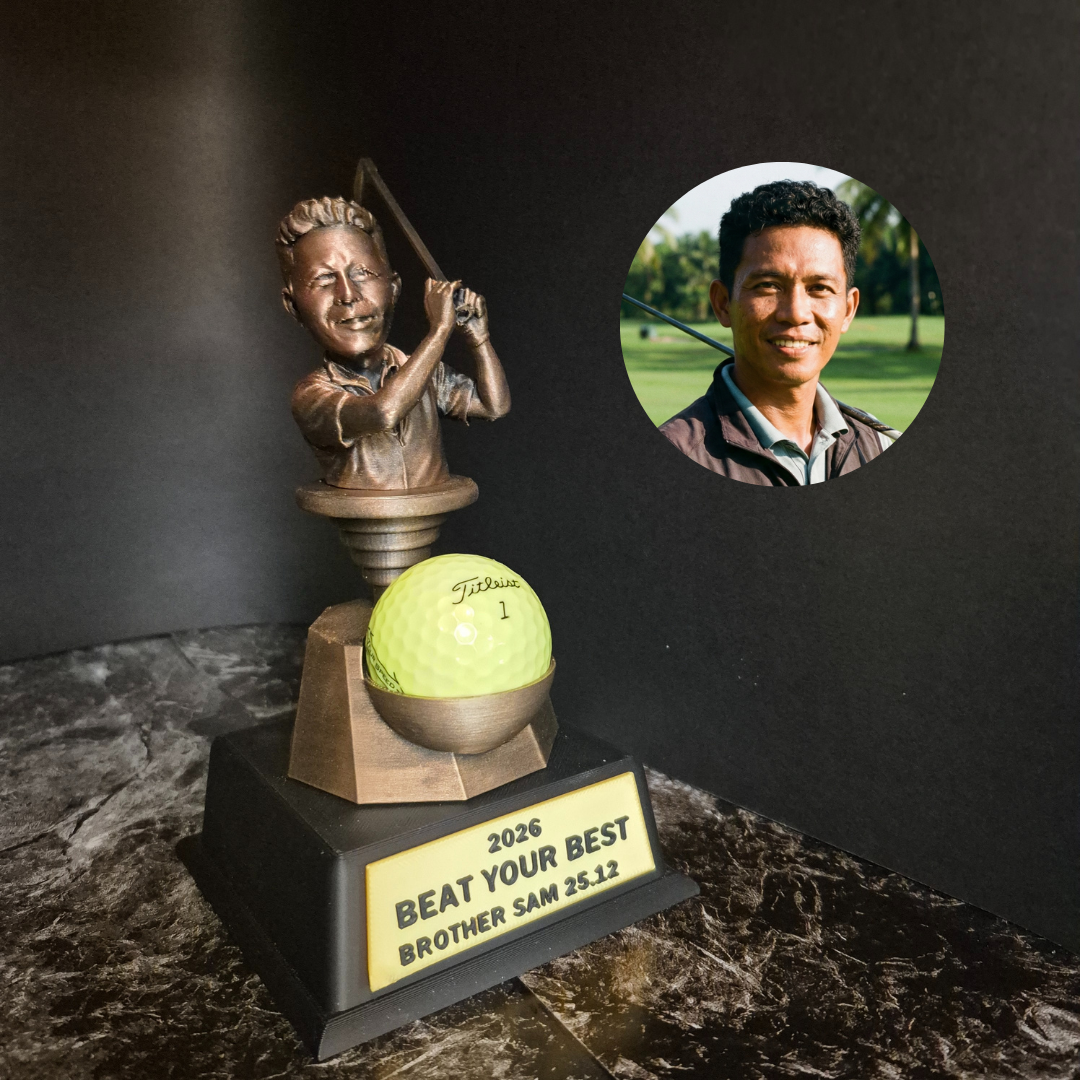 Gift / Trophy / Custom 3D Face Trophy