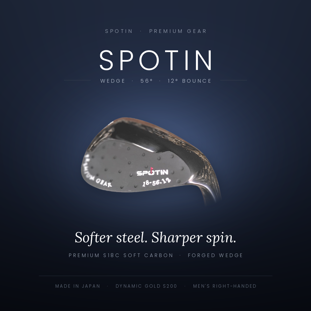 SPOTIN Wedge / 56.0° / S * Brand New